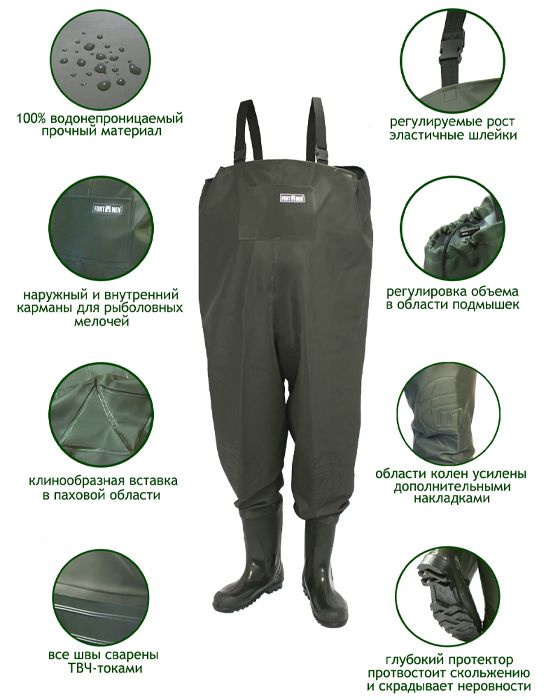 Полукомбинезон рыбацкий Fortmen - для полных - арт. 11(с)1500п