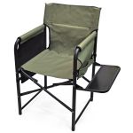 Кресло раскладное Ралф "Режиссер" с полкой дерево - Хаки