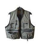 Жилет для рыбалки LFG - с карманами - Серый - XXXL