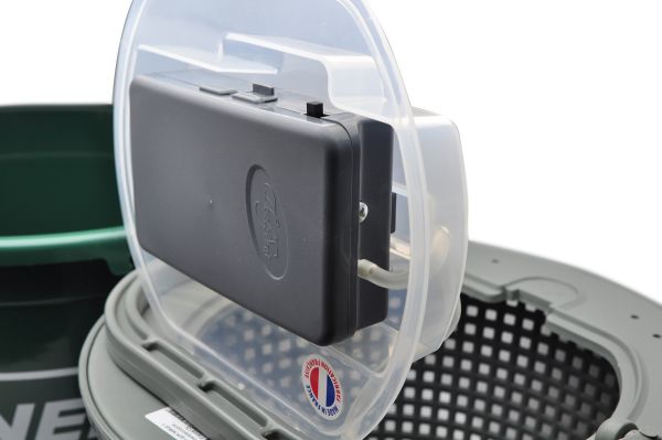 Кан для живця з компресором EnergoTeam - Круглий - Пластик - 18 л - France