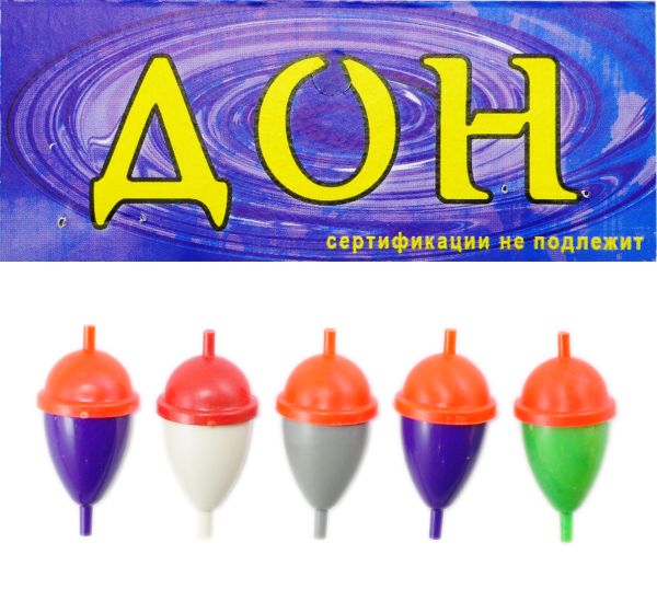 Поплавок для зимней рыбалки Дон "Желудь" крупный - Вес 1 г - Длина - 25 мм - Ø15 мм - 1 шт.