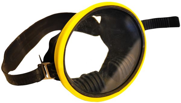 Маска для плавання Глубинка - Жовта