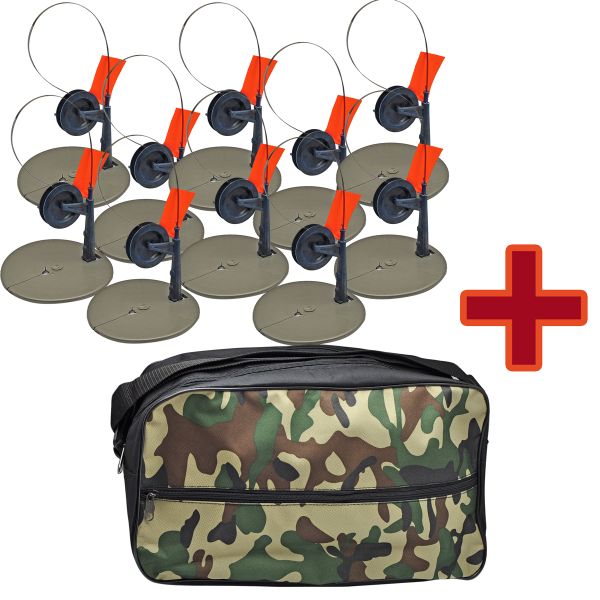 Набор жерлиц Рыбацкая Лавка - Не оснащенные + Сумка