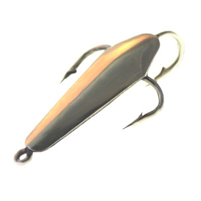 Блесна Champion зимняя №9 - Свинец - 3 крючка -  20x6x3 мм - 50 шт./уп