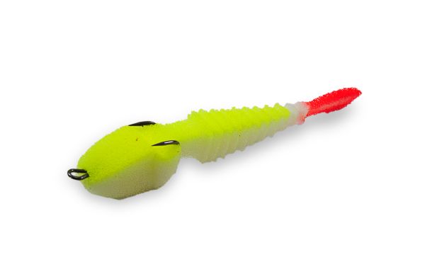 Приманка Рыбка поролоновая Levsha NN 3D Stream - Цвет Fluo WYellow