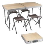 Стол 4 стула Китай 60х120 - Белый