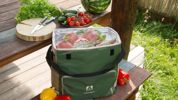 Сумка-холодильник класична з люком - Арктика - Синя - 30 л