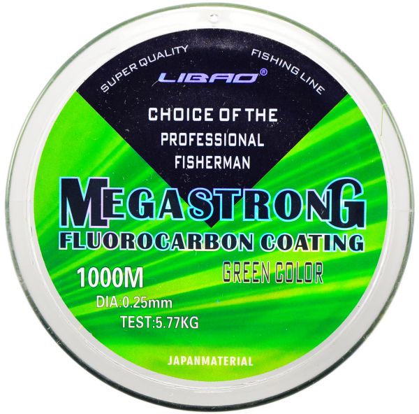 Жилка Libao Mega Strong - Green (Зелений) - 1000 м
