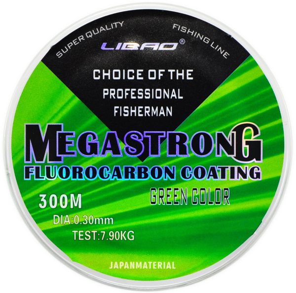 Жилка Libao Mega Strong - Green (Зелений) - 300 м
