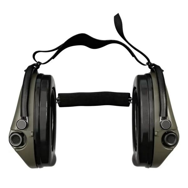 Активні тактичні навушники Sordin Supreme Pro-X Neckband із заднім кріпленням Олива