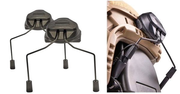 Активні тактичні навушники Sordin Supreme Pro-X Slim Green із кріпленням на шолом Sordin ARC rails