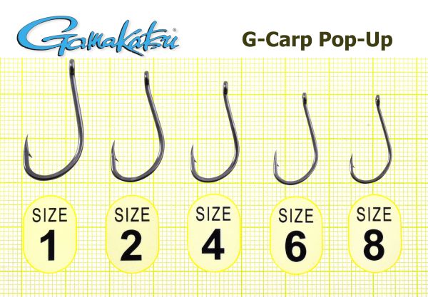 Гачок Gamakatsu G-Carp Pop-Up - Black - 10 шт/уп