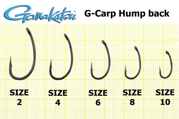 Крючок Gamakatsu G-Carp Hump back - Тефлоновое покрытие - 10 шт/уп