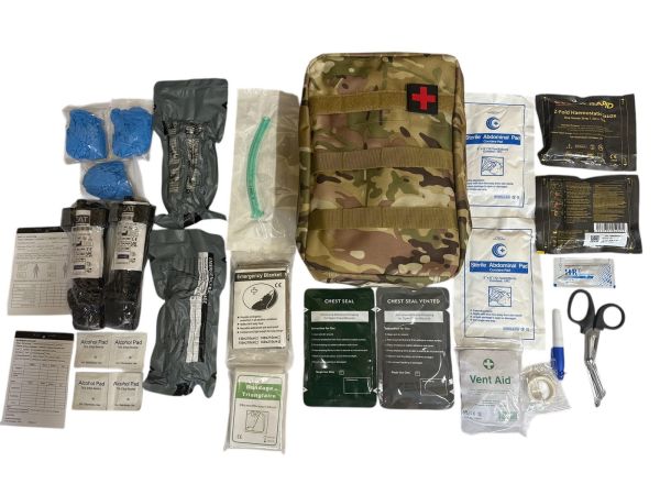 Аптечка тактична укомплектована в швидкознімному підсумку - Мультикам