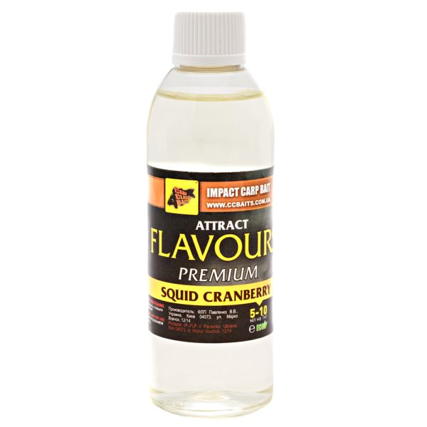 Ароматизатор Carp Classic Baits Attract Flavours Premium - Squid Cranberry - 100 мл