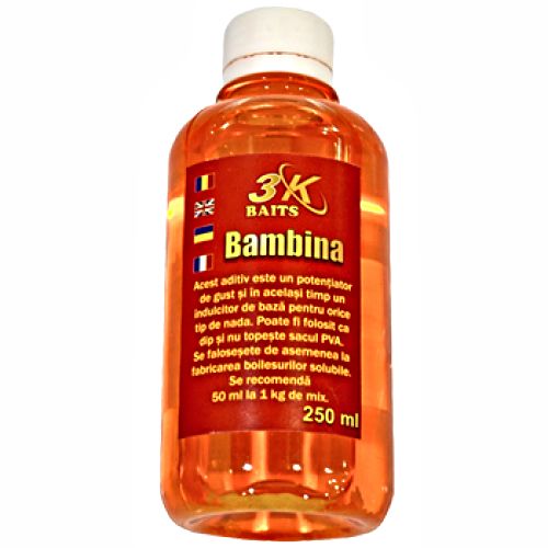 Аттрактант 3K Baits Bambina - 250 мл - Miere (Мед)