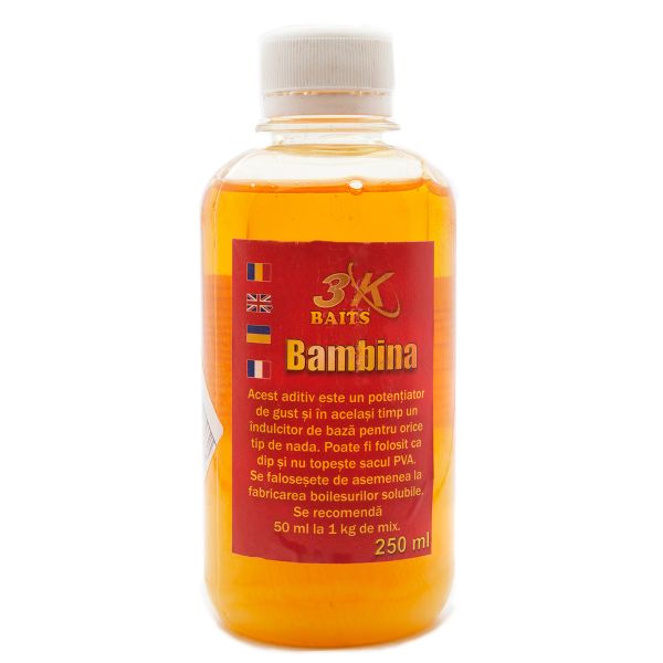 Аттрактант 3K Baits Bambina - 250 мл - Miere (Мед)