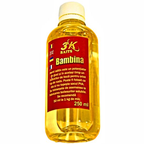 Аттрактант 3K Baits Bambina - 250 мл - Vanilie (Ваниль)