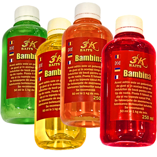 Аттрактант 3K Baits Bambina - 250 мл - Vanilie (Ваниль)