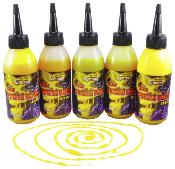 Аттрактант Fluro Power Smoke - Corona Fishing - Лимон - 120 мл
