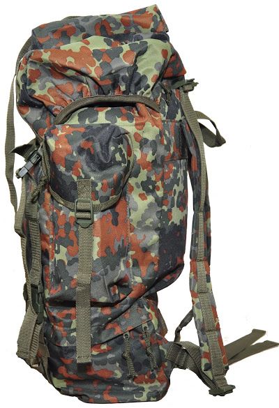Рюкзак армійський Німеччина 32х15х64 см - Камуфляж