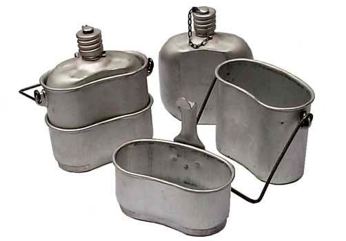 Казанок десантний - комбінований з флягою