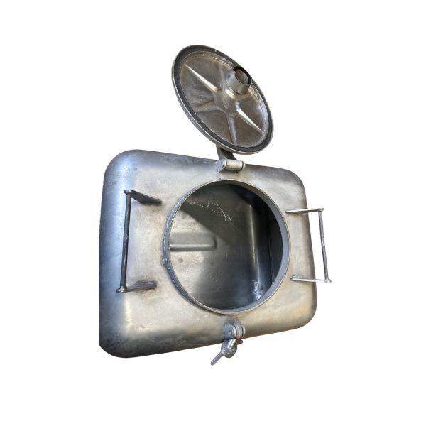 Бак харчовий КП 125 - Нержавіюча сталь - 49x40x38 см - 56 л