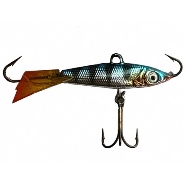 Балансир Ice Crystal - 40 мм - 8 гр - Серо-голубой с полосками