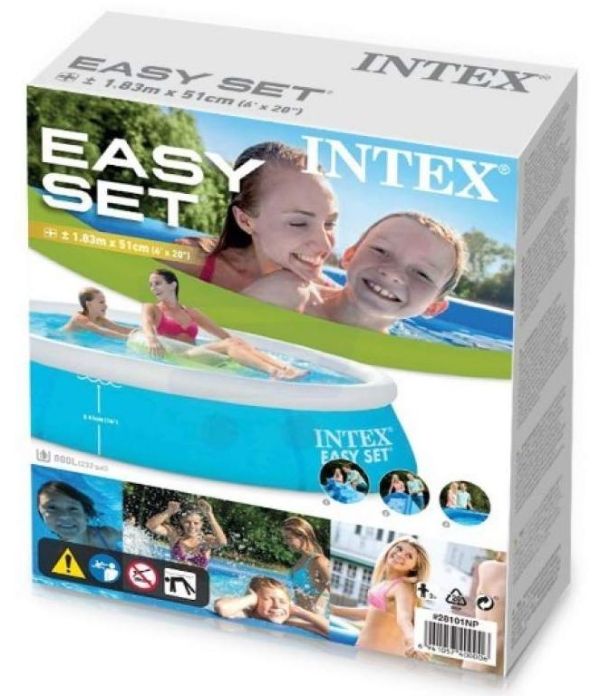 Надувной бассейн INTEX 28101 - Easy Set - 183x51 см