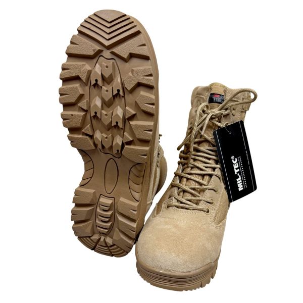 Берці тактичні зимові MIL-TEC YKK Coyote на блискавці - Колір Койот