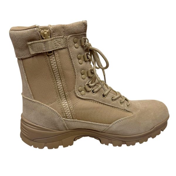 Берці тактичні зимові MIL-TEC YKK Coyote на блискавці - Колір Койот