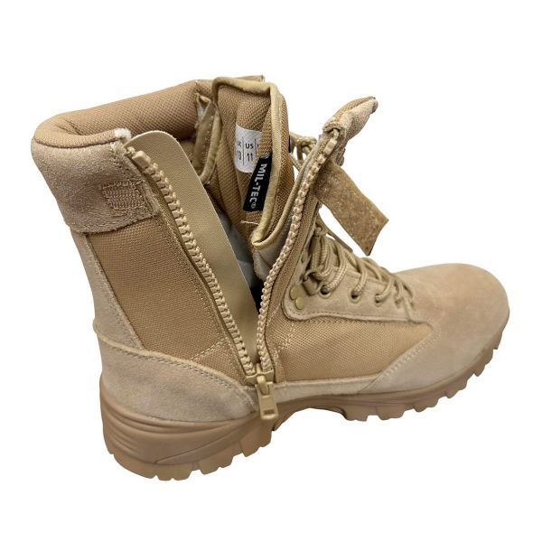 Берці тактичні зимові MIL-TEC YKK Coyote на блискавці - Колір Койот