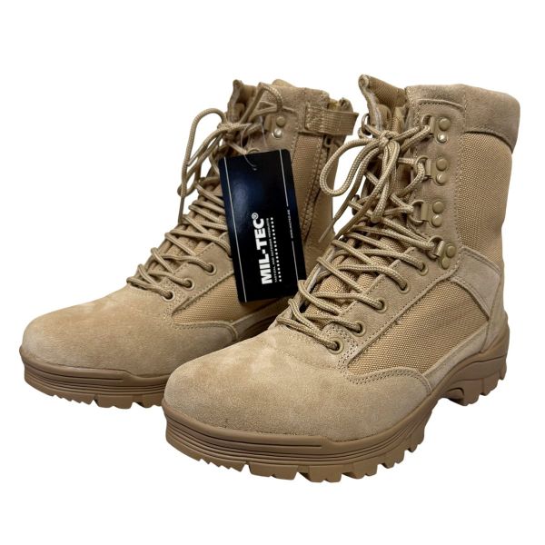 Берці тактичні зимові MIL-TEC YKK Coyote на блискавці - Колір Койот
