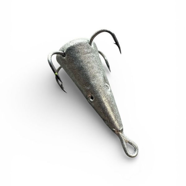 Блешня FRY Конус малий - 4 гачки - Срібло - 20 шт/уп