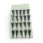 Блесна FRY Конус большой - Серебро - 4 крючка - 20 шт/уп