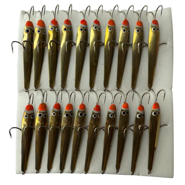 Блешня Парус Дніпровська-Каракатиця-1 - 4 гачки - Вертикальна - 20 шт/уп - Золото