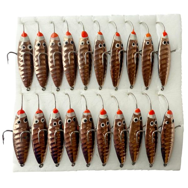 Блешня Парус Жук-3 - 3 гачки - Вертикальна - 20 шт/уп - Мідь