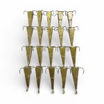 Блесна Пирамида FRY - 4 крючка - Золото - 20 шт/уп