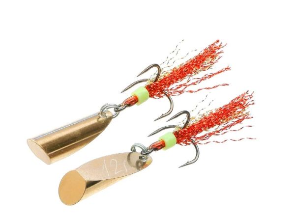 Блешня Грушка-Куля - 12 г - ПрофМонтаж - Коливаюча - Латунь - 1 шт.