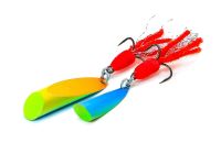 Блесна Грушка-Пуля Ukraine - 24 г - UV-Activ - ПрофМонтаж - Колеблющаяся - Латунь - 1 шт.