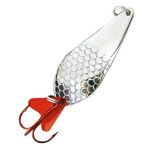 Блесна Spinnex Atom - Колеблющаяся - С чешуей - Серебро