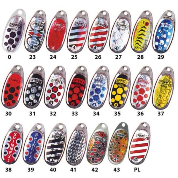 Блесна Spinnex Beetle - Вращающаяся - Размер 4 - 10 г - Цвет 35