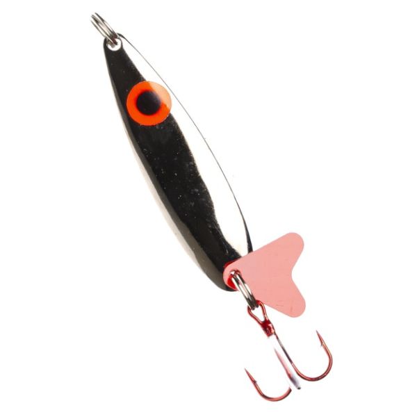 Блесна Spinnex Krocodile - Колеблющаяся - Чёрный никель