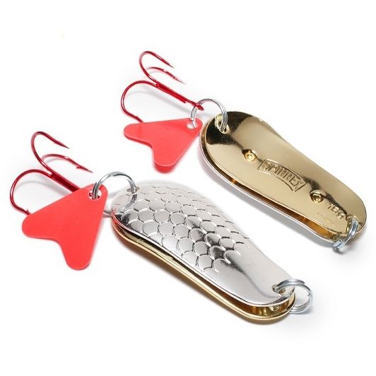 Блесна Spinnex Pike - Колеблющаяся-Акустическая - Серебро/Золото