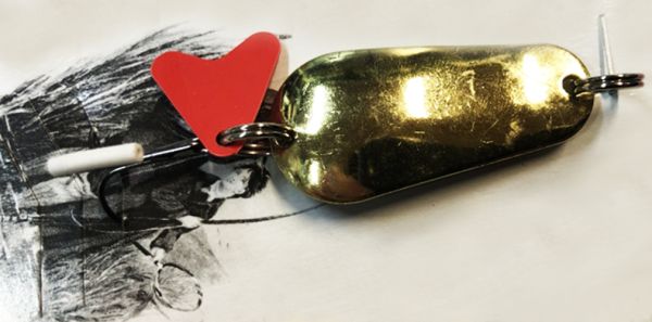 Блесна Spinnex Pike - Колеблющаяся - 22 г - Золото Гладкий