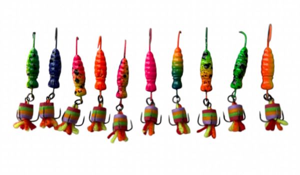 Блесна Стрекоза 1 крючок+ тройник