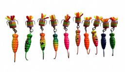 Блешня Бабка 1 гачок + трійник