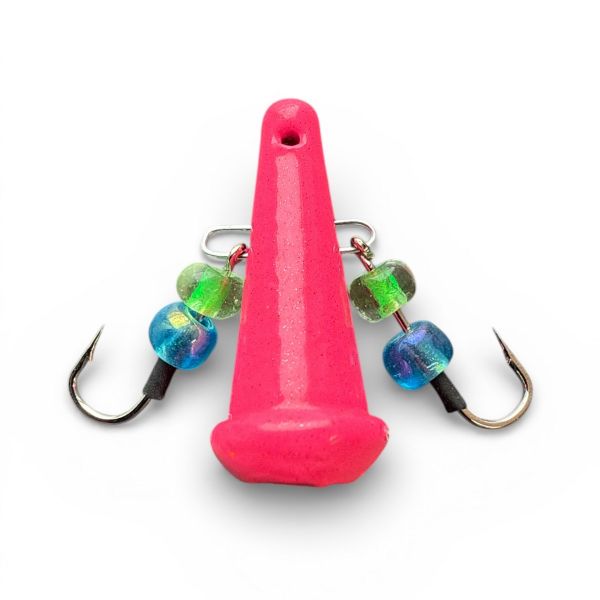 Блесна Яйца FRY Большие - Ассорти Розовый + Зеленый - 20 шт/уп