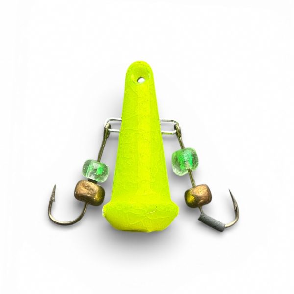 Блесна Яйца FRY Большие - Ассорти Желтый + Оранжевый - 20 шт/уп