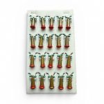 Блесна Яйца FRY Маленькие - Золото/Красный - 20 шт/уп